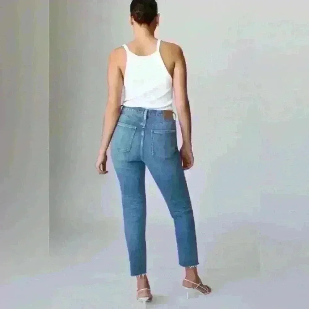 Aritzia Denim  Forum‎ The Yoko High Rise Slim Blue size 28 - Picture 3 of 12